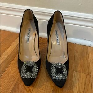 MANOLO HANGISI 39.5. Worn twice.